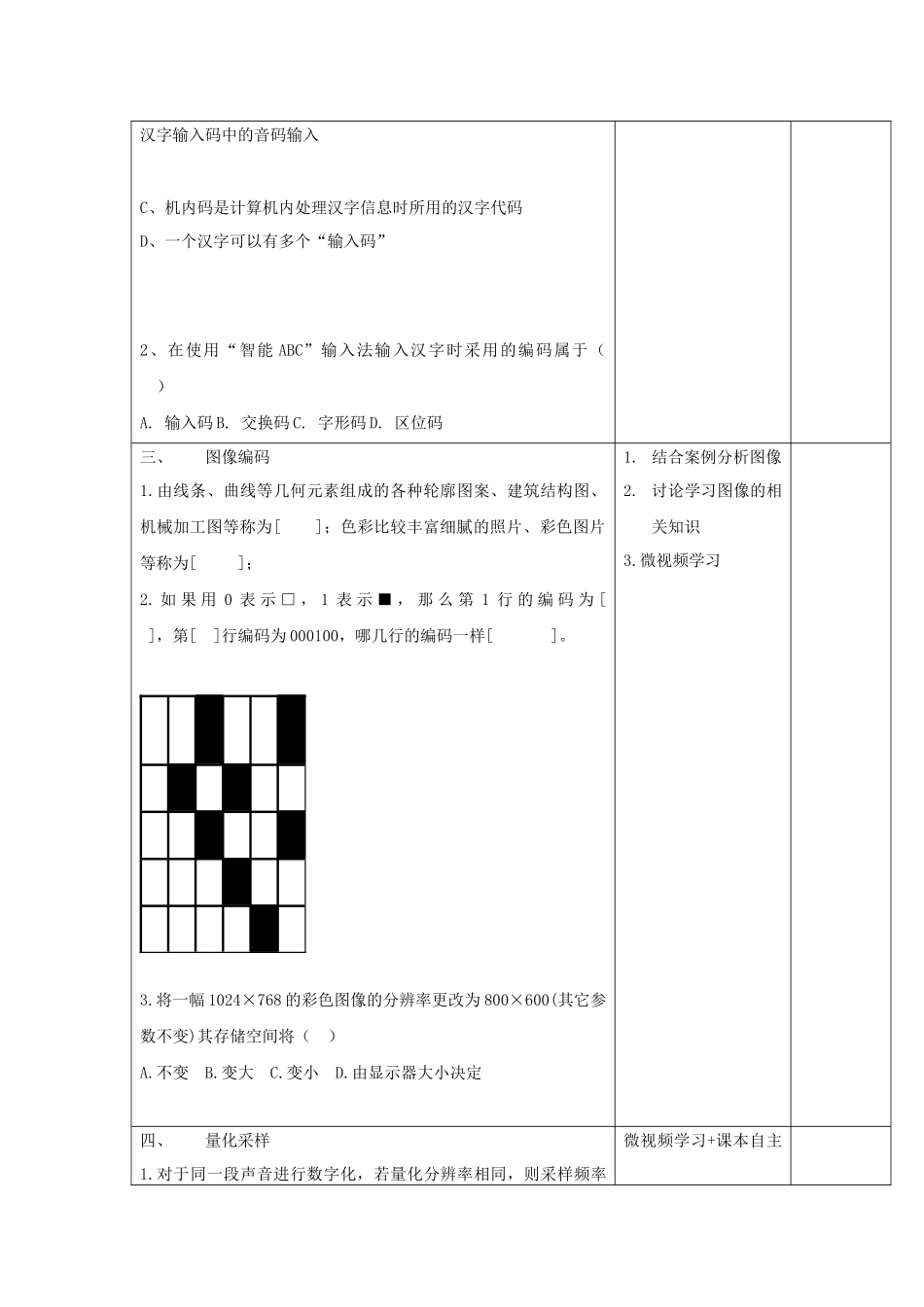 数据与计算第三课时编码的基本方式_第2页