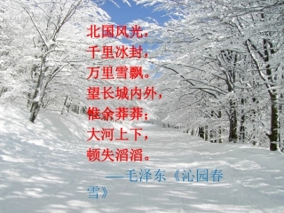 江南的冬景(公开课)