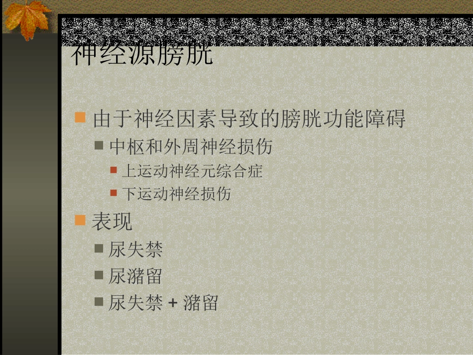 神经源性膀胱评估与处理1_第3页