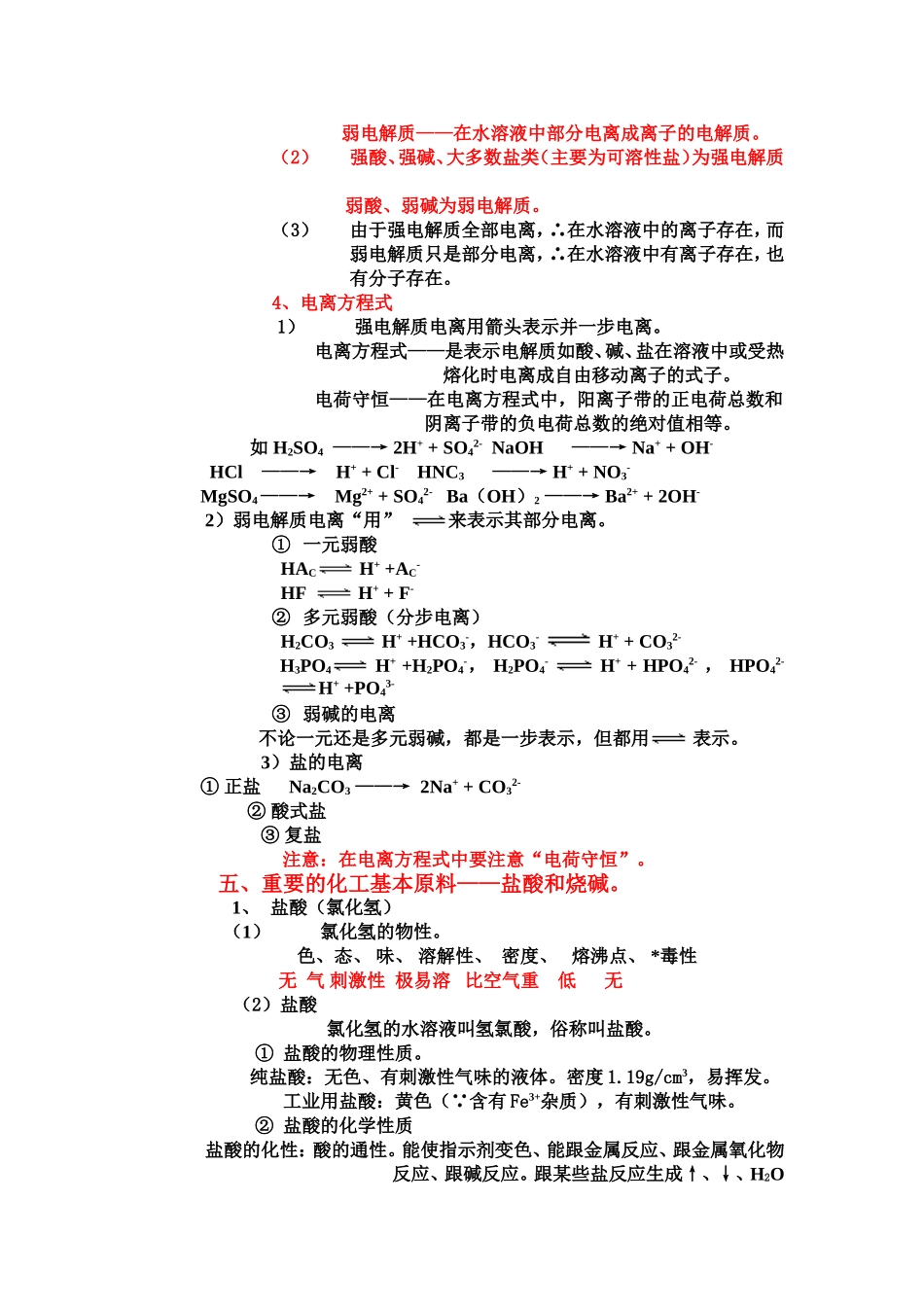 以食盐为原料的化工产品(提纲)_第2页