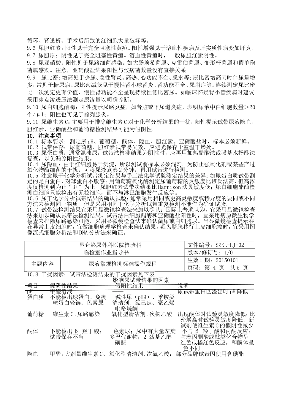 尿常规检测操作规程_第3页