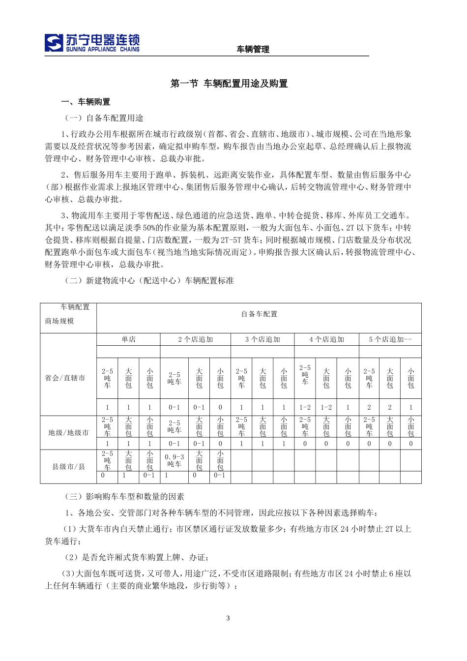 物流配送车辆管理操作手册_第3页