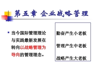 企业战略管理--ppt (1)