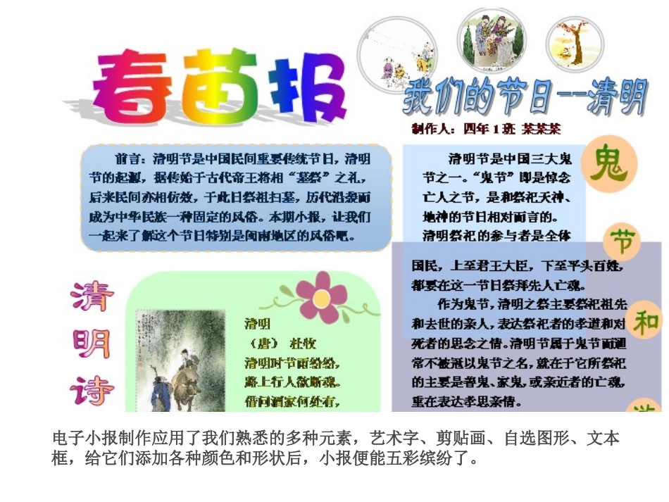 制作电子小报_第3页