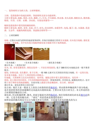 室内构成3-家装材料完整(带图文)