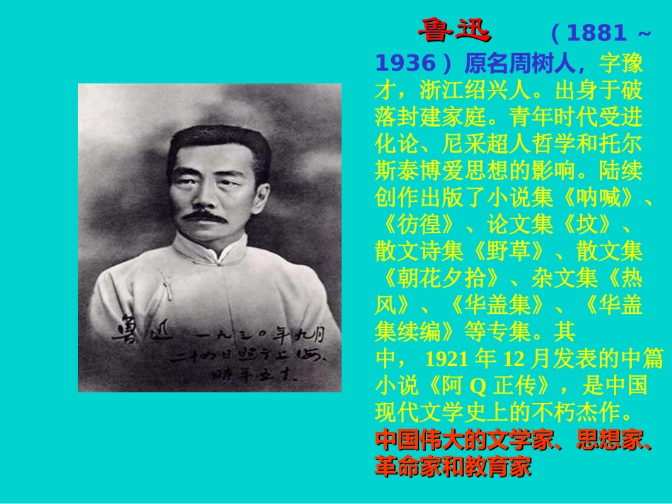 人教版小学语文六年级上册《少年闰土》PPT课件_第2页