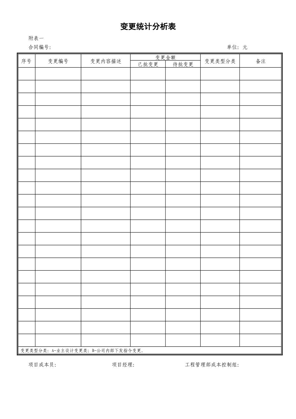 项目成本记录表_第2页