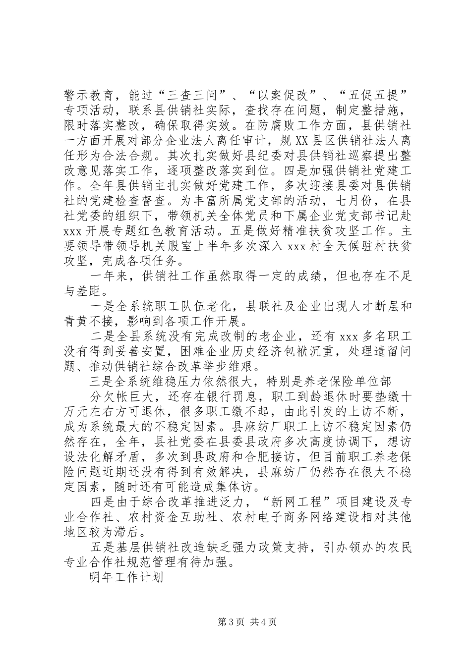 供销社年终工作总结及明年工作计划_第3页
