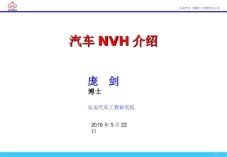 汽车NVH介绍