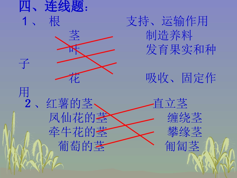 科学三下期末分类复习4连线读图_第1页