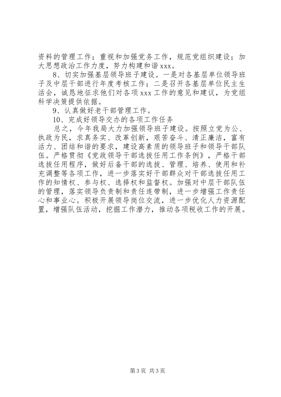 国税局领导班子建设工作计划_第3页