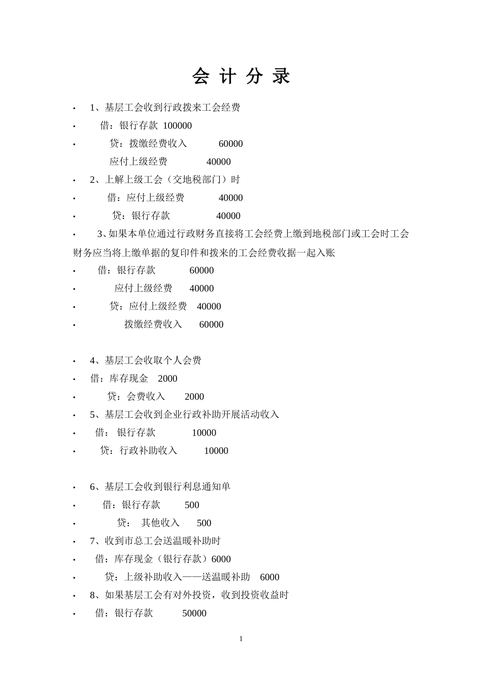 工会会计分录2017_第1页