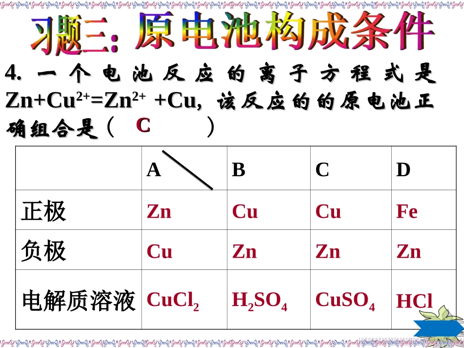 必修二第二节化学能与电能4_第3页