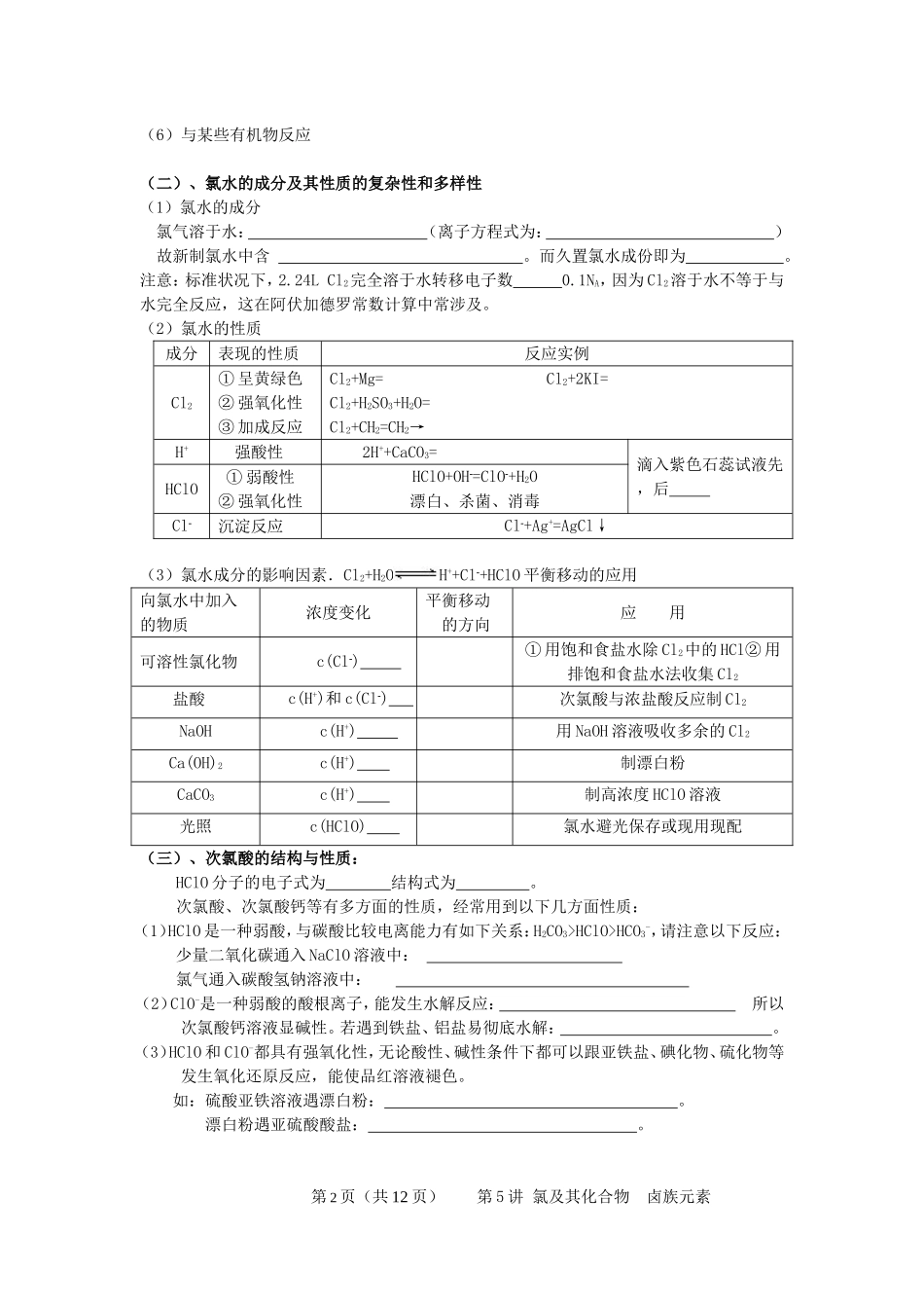 第5讲氯及其化合物卤族元素(终)_201251791212907_第2页