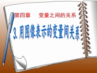用图像表示的变量间关系