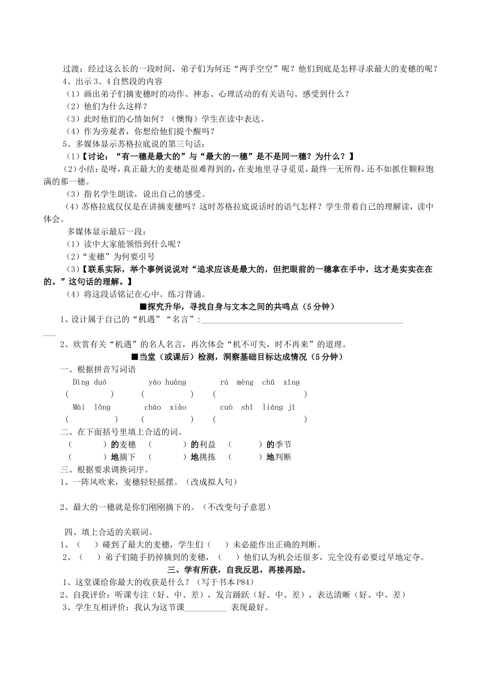 最大的麦穗导学案_第2页