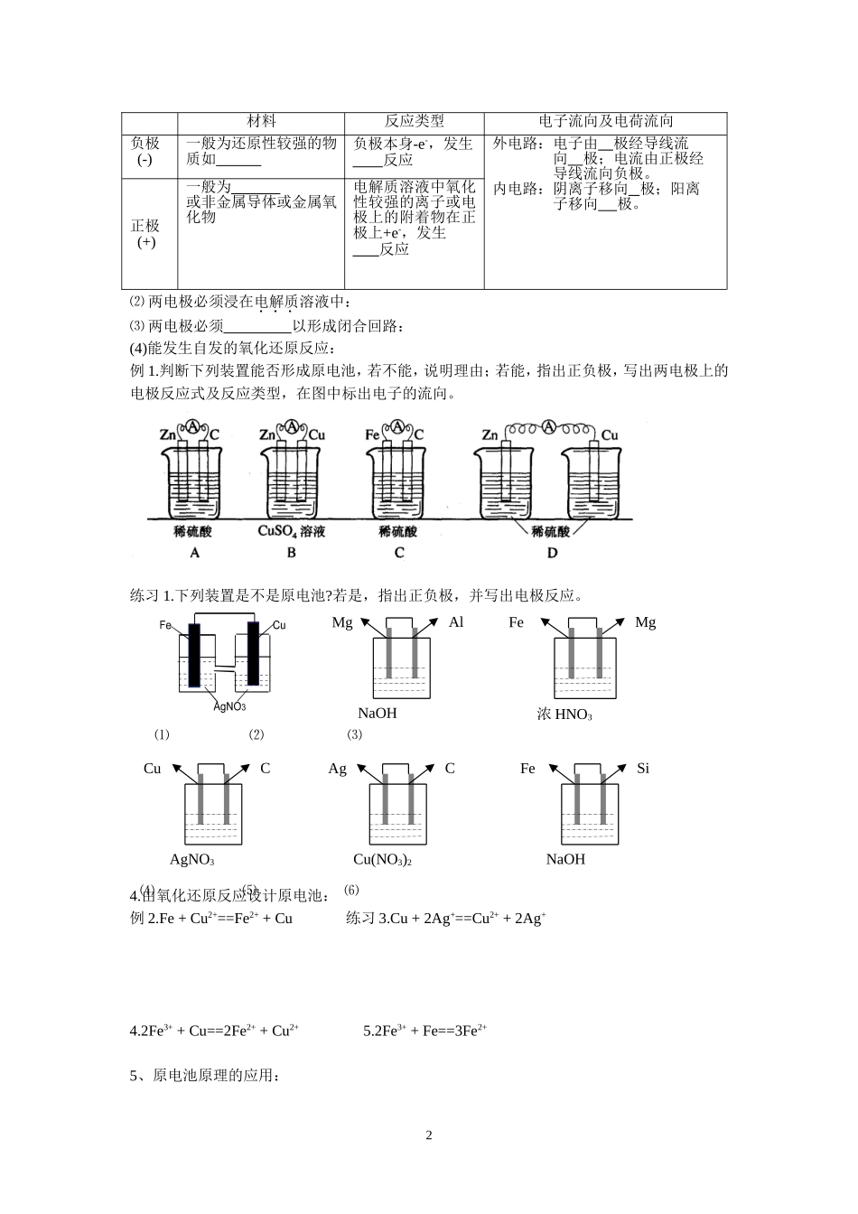 原电池原理及其应用_第2页