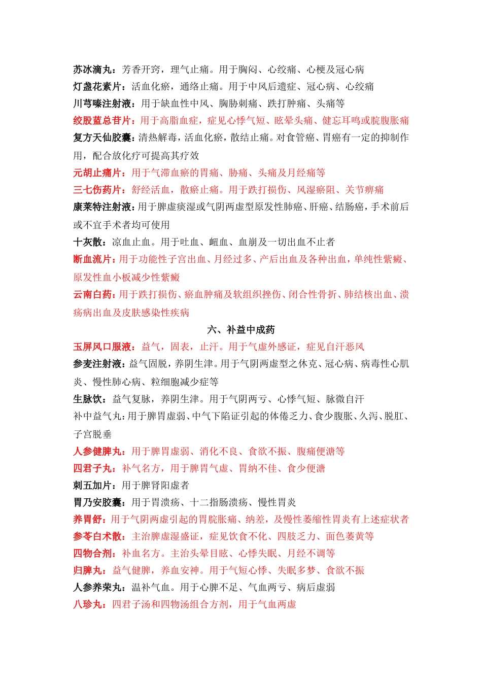 中成药分类大全_第3页