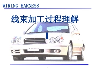 汽车电线束简介