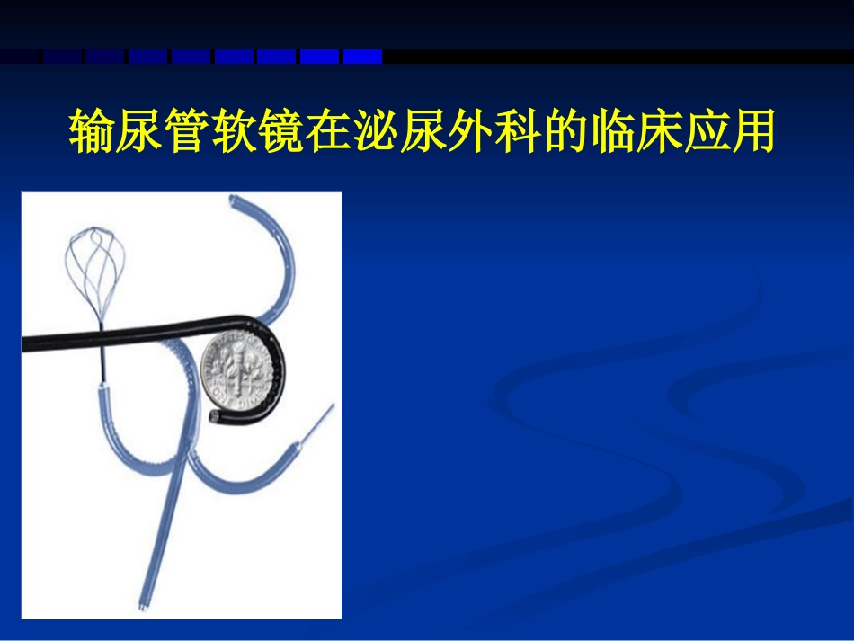 输尿管软镜的临床应用_第1页