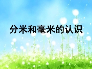 《分米和毫米的认识》swq