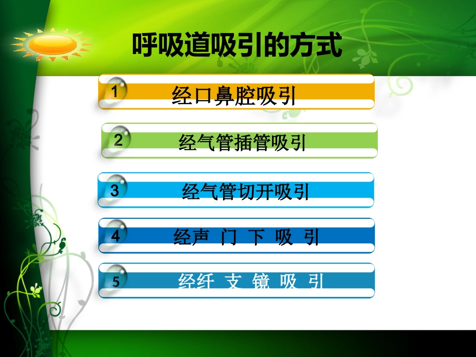 呼吸道吸引的不同方式及护理_第3页