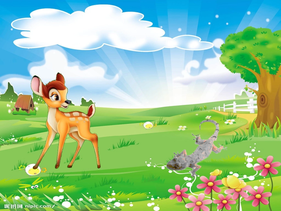 大班故事：小鹿历险记_第3页