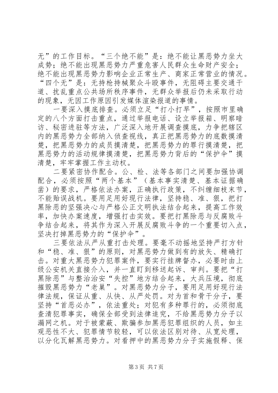 县领导在打黑除恶整治会议发言_第3页
