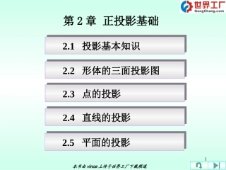 建筑工程制图正投影基础