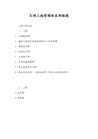 施工现场“八牌二图” (2)