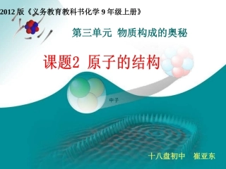 原子的结构(省级公开课优秀课件)