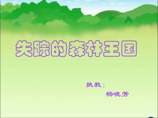 失踪的森林王国