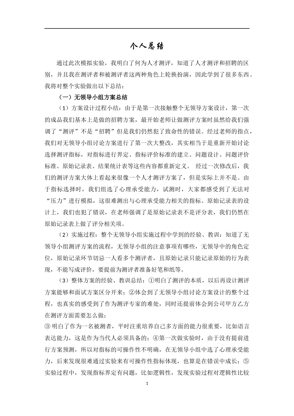 人才测评个人总结_第1页