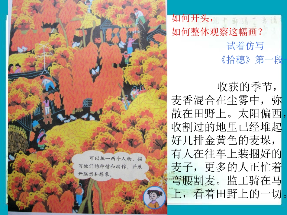 四年级语文天地,观察丰收图,写作文_第2页