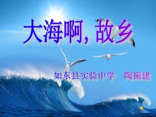 大海啊，故乡