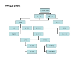 学校组织结构图