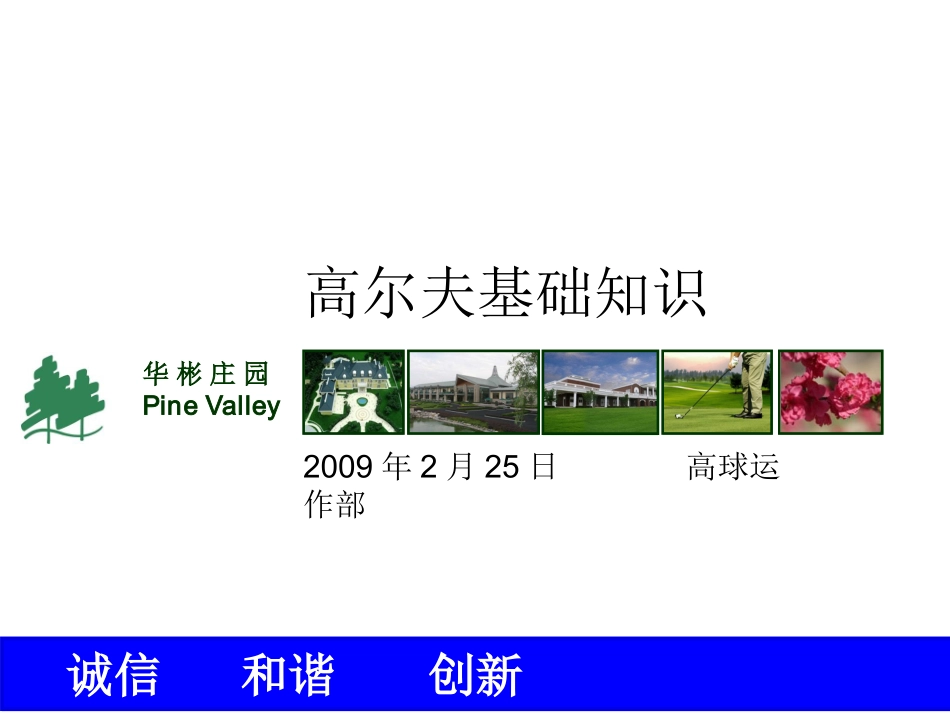 高尔夫运动基础知识_第1页