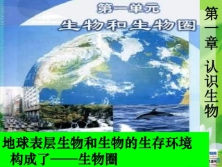人教版生物七上第一节《_生物的特征》课件