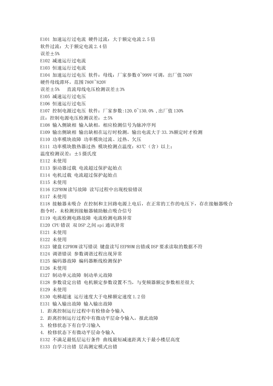 日立电梯故障代码_第3页