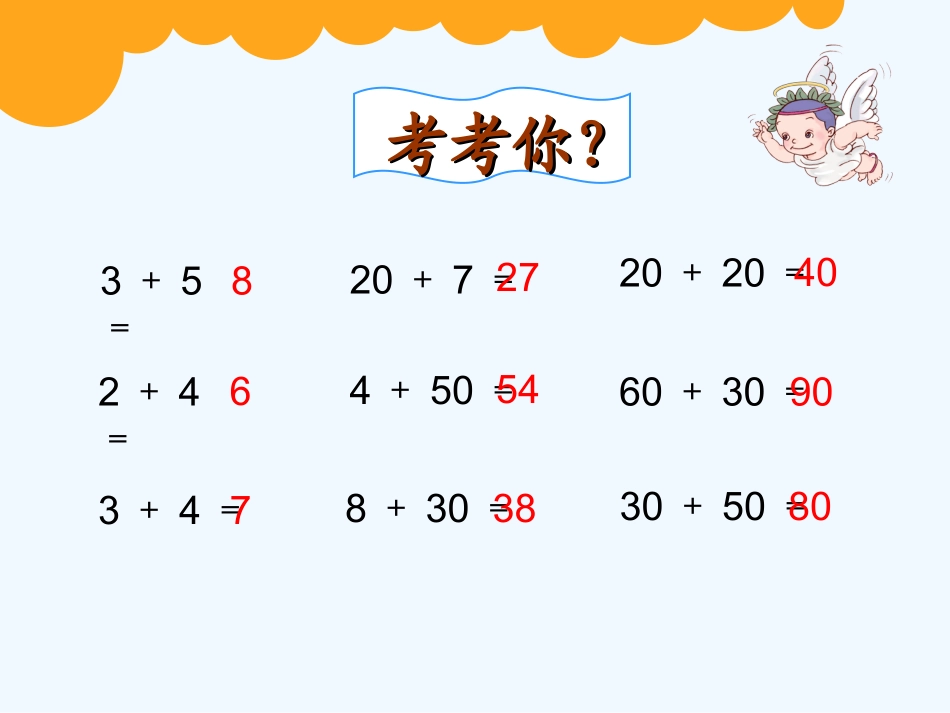 小学数学人教2011课标版一年级两位数加一位数、整十数.ppt_第2页
