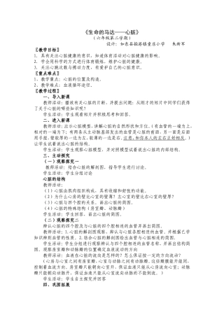 生命的马达-心脏