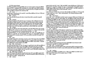 小学英语单词归类表