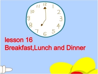 Lesson16Breakfast-LunchandDinner.