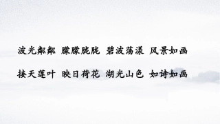 6.1饮湖上初晴后雨