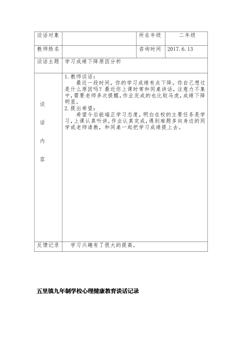 心理健康教育记录_第3页