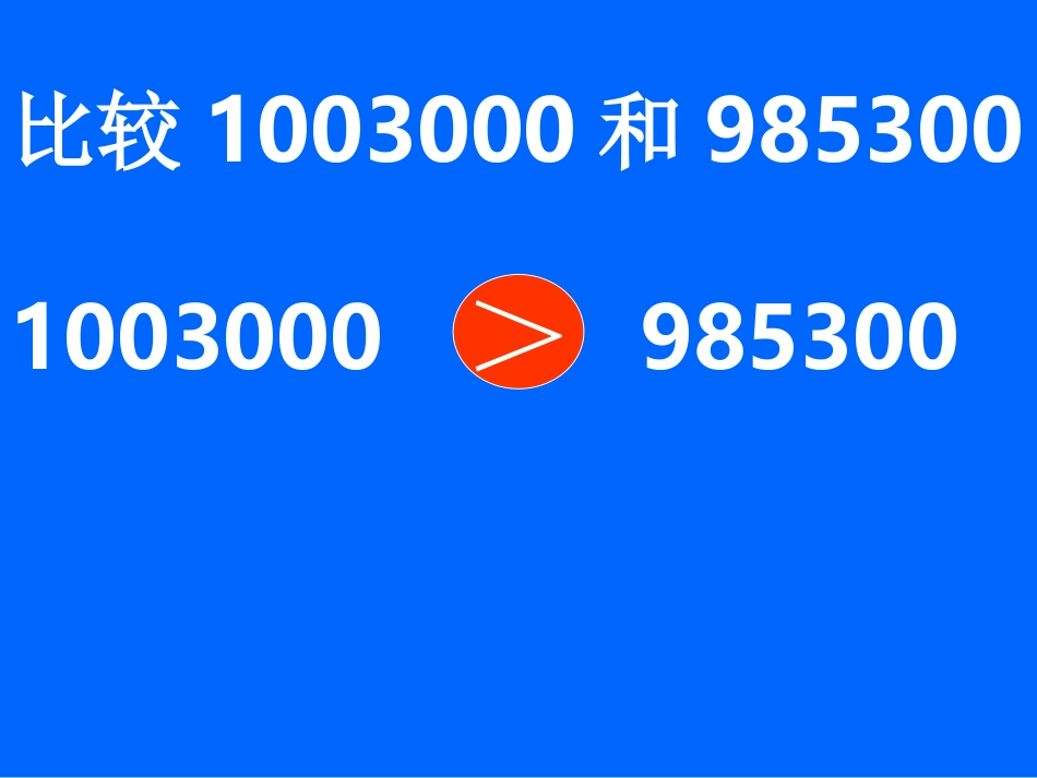4比较亿以内数的大_第2页