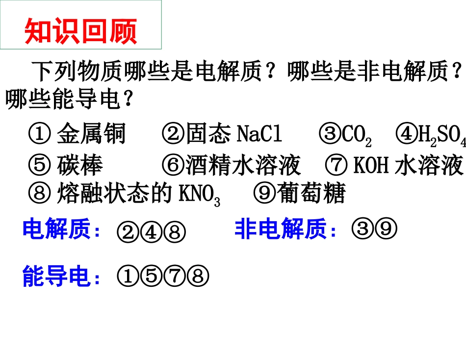 离子反应第二课时_第2页