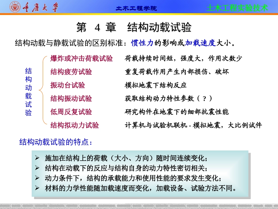 土木工程实验技术(结构桥梁)chap4_第1页