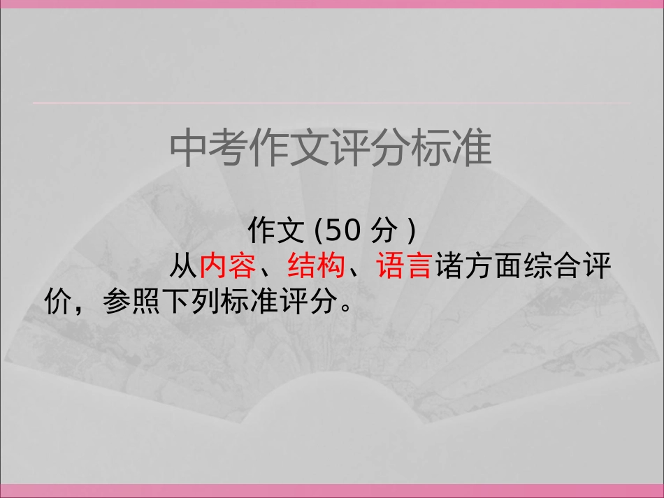 中考作文评分标准_第1页