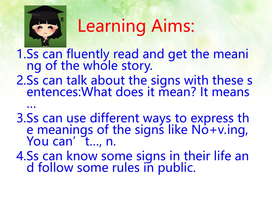 [牛津中小学英语网]六上U5Signs第一课时(1)_第2页